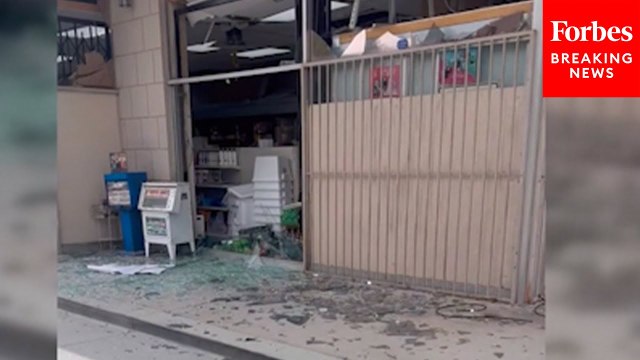 Footage Shows Debris In The Aftermath Of An Explosion At A Palm Springs Fertility Clinic