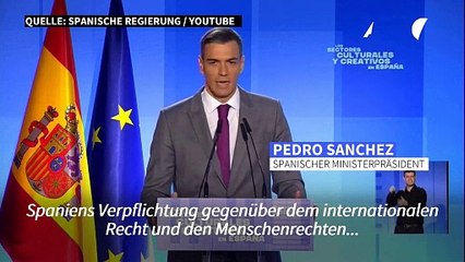 Nahost-Krieg: Spaniens Sánchez fordert Israels ESC-Ausschluss