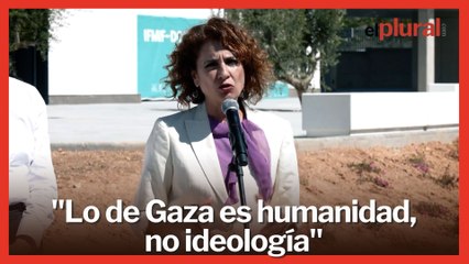 Montero se pronuncia sobre Eurovisión: "Lo de Gaza es humanidad, no ideología"