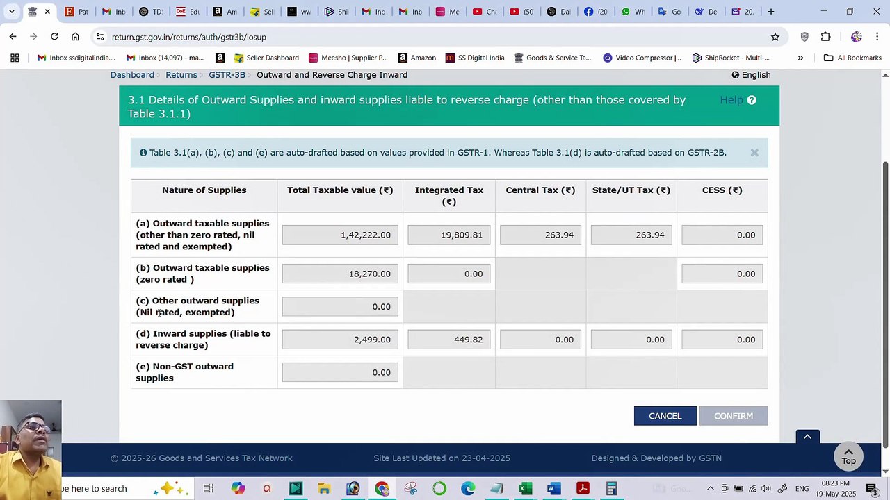 GSTR-1A Data Not Calculated in Same Month GST Returns & Key RCM Reporting Guidelines !!!