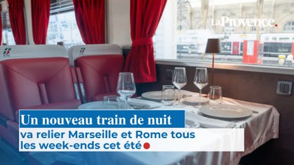 Un nouveau train de nuit va relier Marseille et Rome tous les week-ends cet été