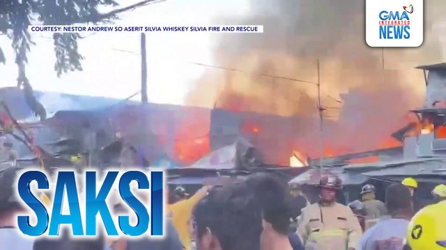 2 batang naiulat na nawawala sa sunog, natagpuang patay; nasa 100 pamilya, apektado ng sunog | Saksi