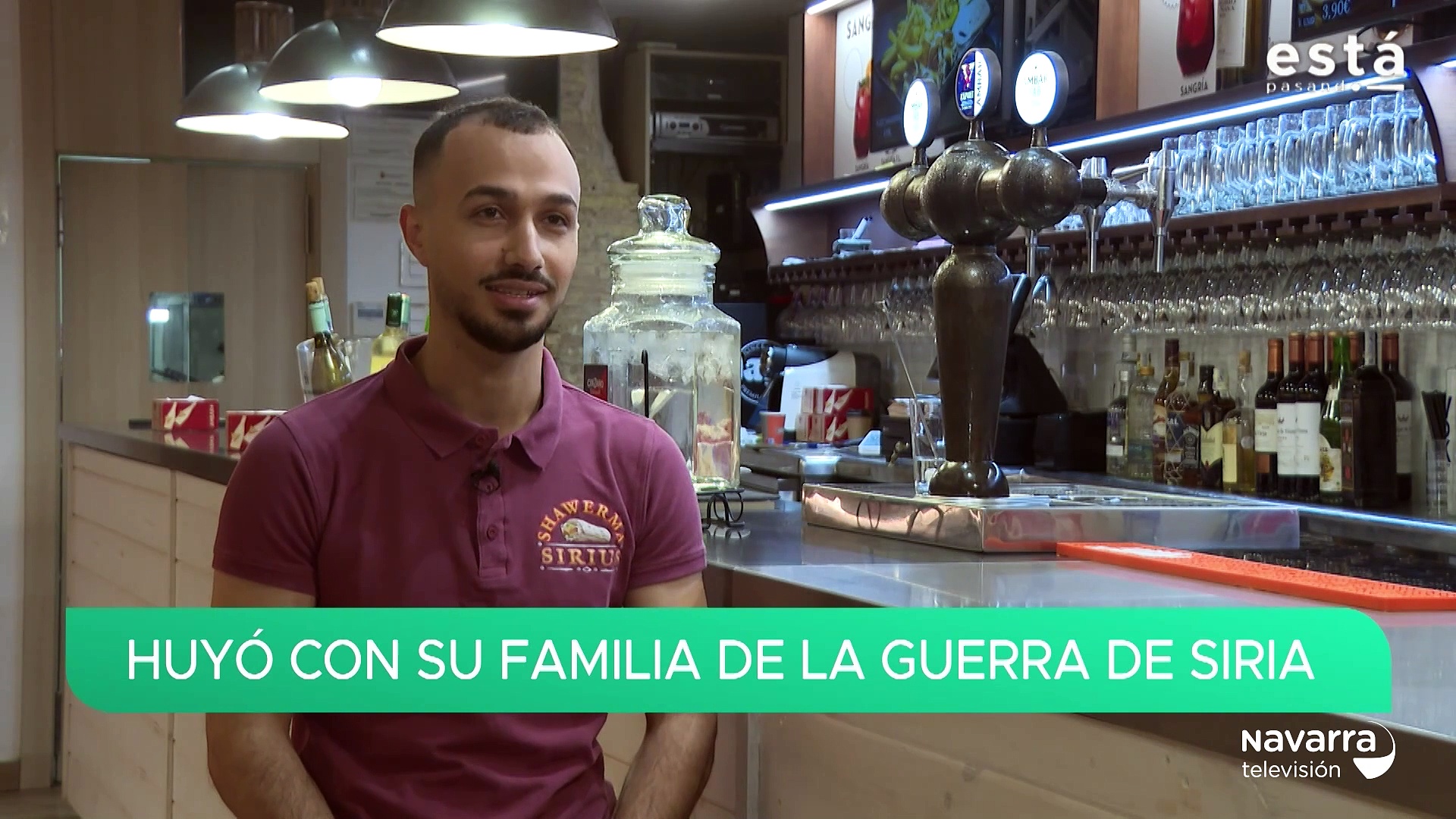 Abdo, el joven hostelero que huyó de la guerra
