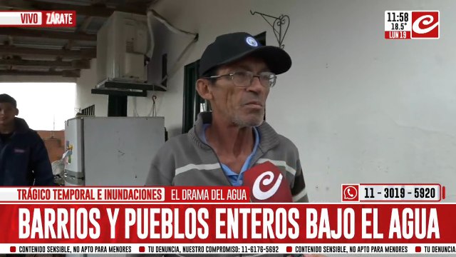 Trágico temporal e inundaciones: los drámaticos testimonios de los inundados