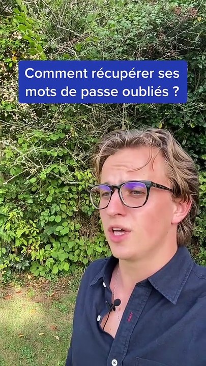 Comment récupérer ses mots de passe oubliés 😱🚀