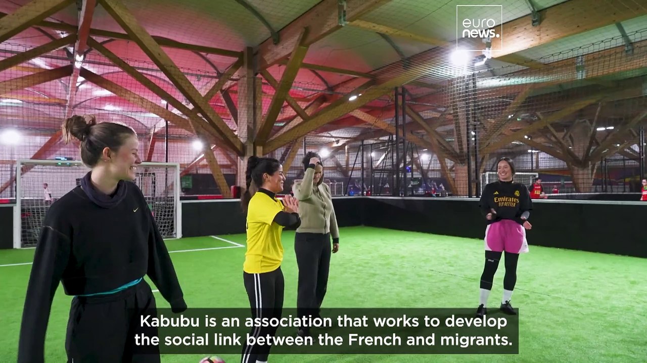 Watch: The Afghan coach helping migrants find their footing in France