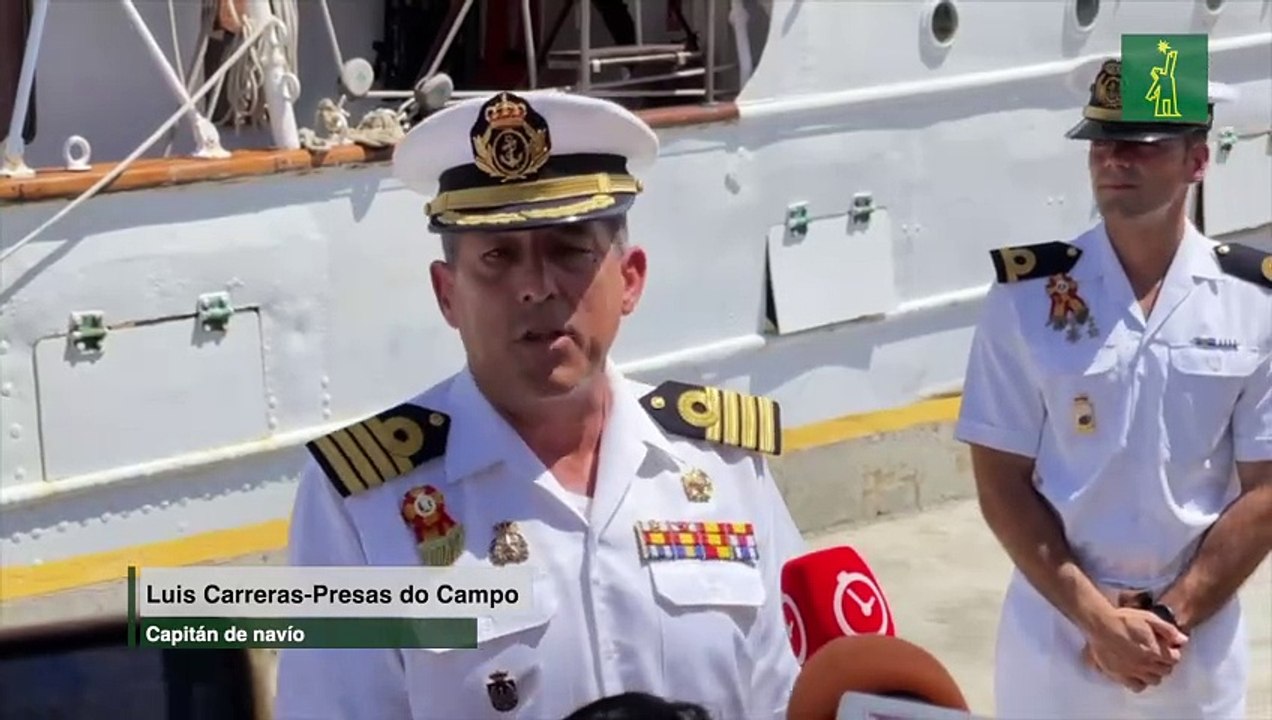 El buque escuela Juan Sebastián de Elcano llega a Santo Domingo con la princesa Leonor a bordo