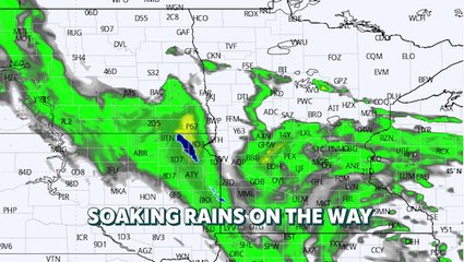 Measuring rain in inches as soaking storm system spins through Minnesota