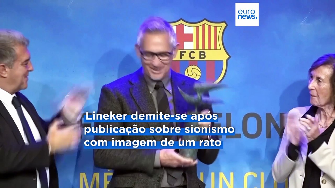 Gary Lineker demite-se da BBC após partilhar nas redes sociais publicação sobre sionismo