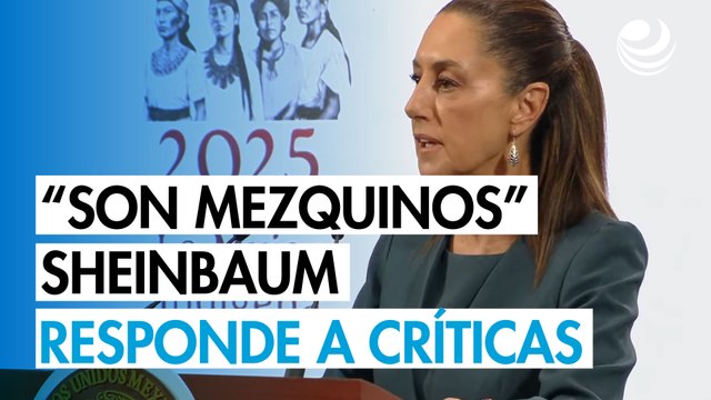 Sheinbaum califica de mezquindad críticas por accidente del buque escuela Cuauhtémoc