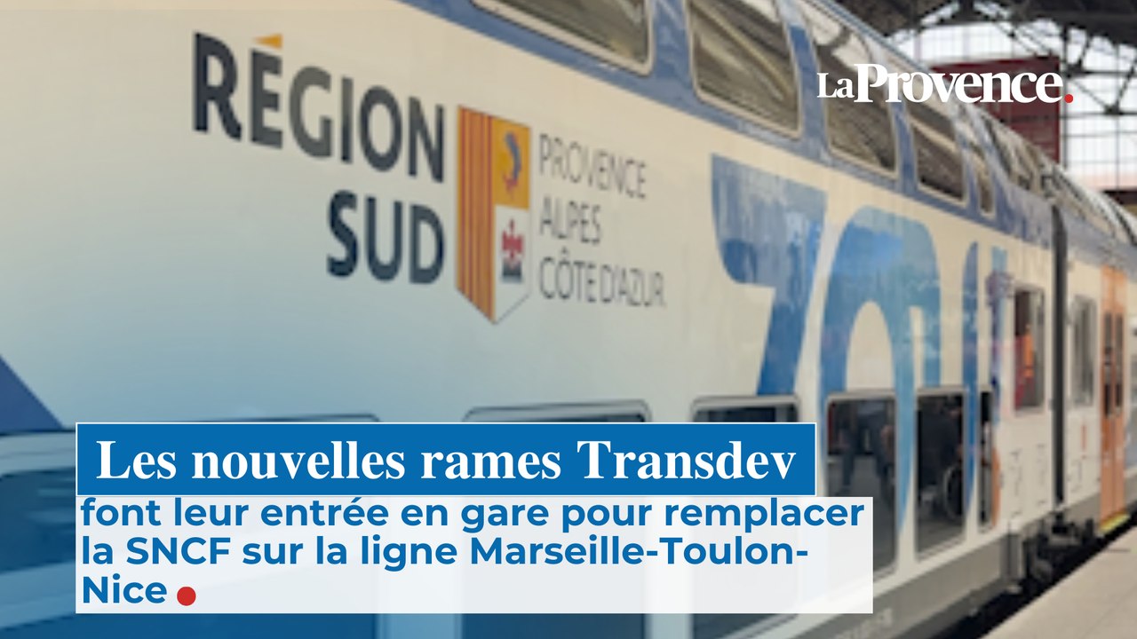 Les nouvelles rames Transdev font leur entrée en gare pour remplacer la SNCF