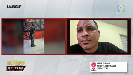 Adm. De barbería denuncia abuso policial en la Romana   | El Show del Mediodía