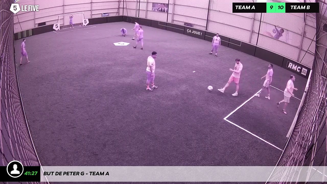 But de Peter G - Team A