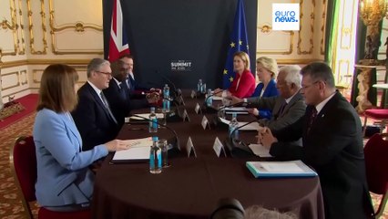 First EU-UK summit starts with deals on fishing and defence following overnight talks