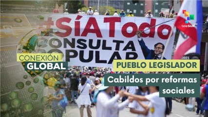 Cabildos abiertos a favor de las reformas en Colombia