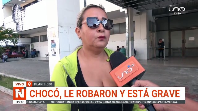 chocó por huir de delincuentes, fue asaltada y la policía pasó de largo