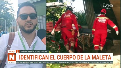 Indagan antecedentes de hombre hallada en una maleta