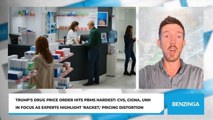 Trump's Drug Price Order Hits PBMs Hardest: CVS, Cigna, UNH In Focus As Experts Highlight 'Racket,' Pricing Distortion