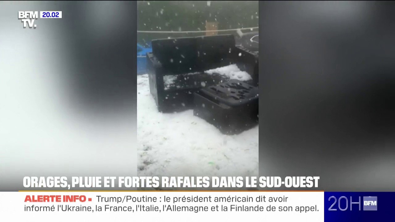 Les images des orages de grêle dans le Sud-Ouest