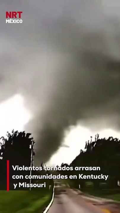 Violentos tornados arrasan con comunidades en Kentucky y Missouri🌪️ Al menos 21 mu3rtos tras una serie de tornados que devastaron zonas de Kentucky y Missouri