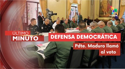 Pdte. Maduro lideró reunión con gabinete de seguridad