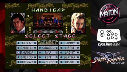 Street Fighter - The Movie • Luchas en linea • "EvilWaveJOE" VS "ElMaton" (2025/05/11)