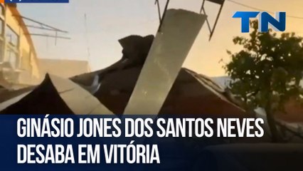 Ginásio Jones dos Santos Neves desaba em Vitória