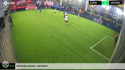 Faute de Lucas M - Les Verts