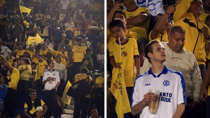 Cruz Azul: aficionado celeste se une al festejo del América en el Estadio Ciudad de los Deportes