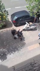 Las imágenes de una violenta intervención policial en Valencia