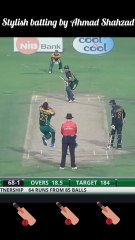 Stylish batting by Ahmad Shahzad