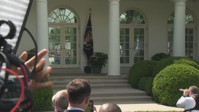 Trump & Melania entrance