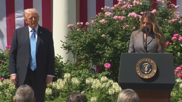 Trump’s gentlemanly moment with Melania