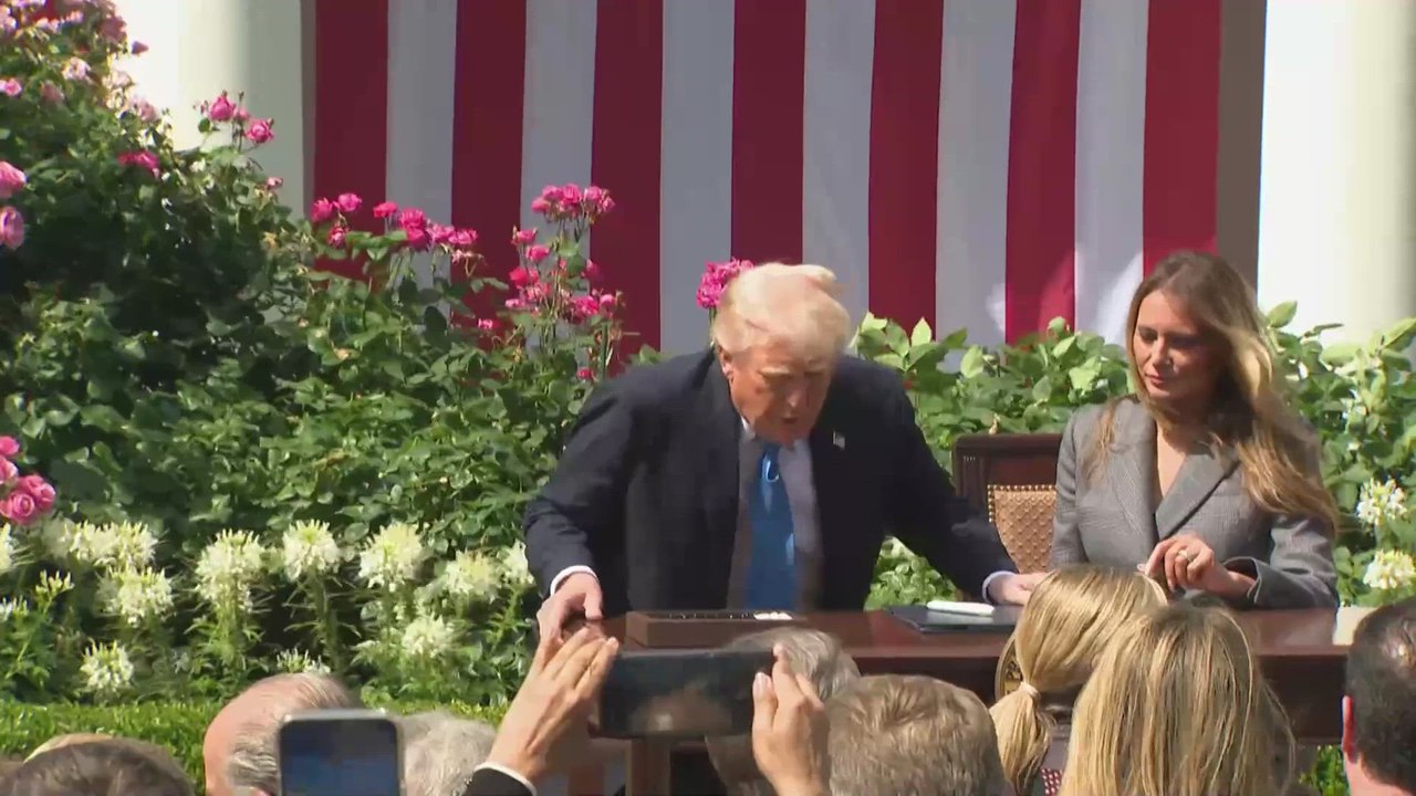 Trump signs the bill