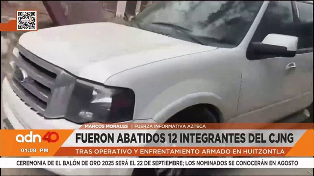 Marina de México abate a 12 sicarios del CJNG en Huitzontla, Michoacán