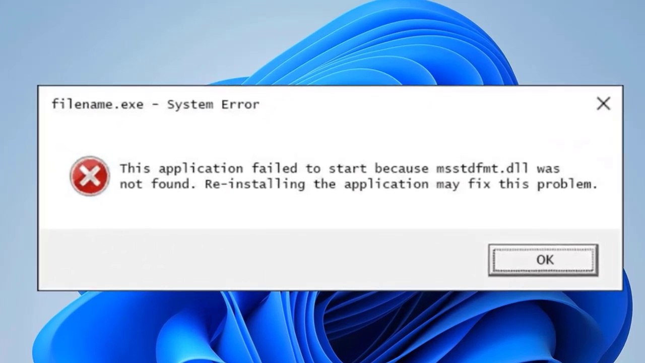 Solved - Missing MSSTDFMT.DLL file and Not Found on windows 11 / 10 / 8 / 7