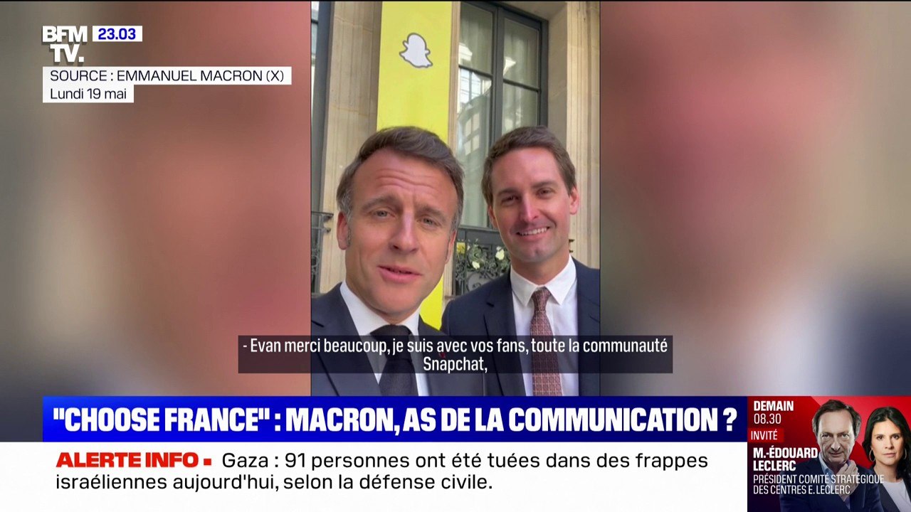 L'ŒIL DE RAPHAËL - "Choose France": Macron, as...
