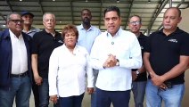 Ministro Kelvin Cruz supervisa trabajos del Centro Deportivo y Cultural Ozama