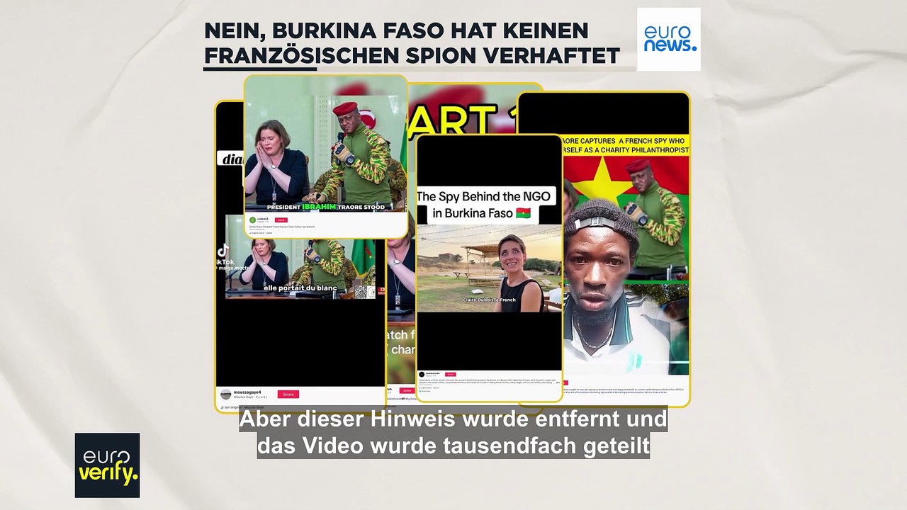 Wurde eine französische Spionin in Burkina Faso festgenommen?