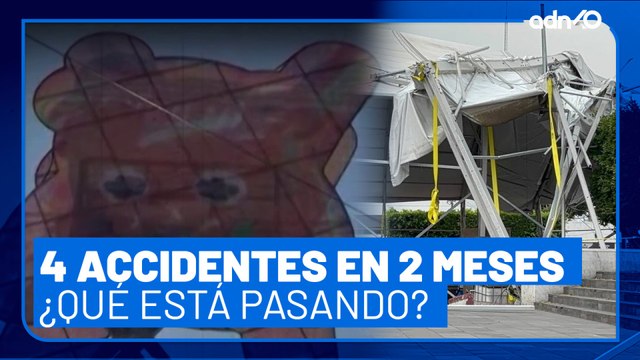 ¡Otra más! En los últimos 2 meses han colapsado 4 estructuras en eventos masivos