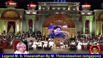 Legend M. S. Viswanathan By M. Thiravidaselvan (singapore) Vol 38