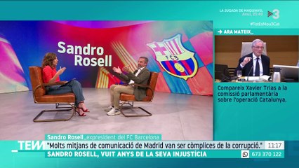 El duro mensaje subliminal de Sandro Rosell a Laporta tras la Liga del Barça
