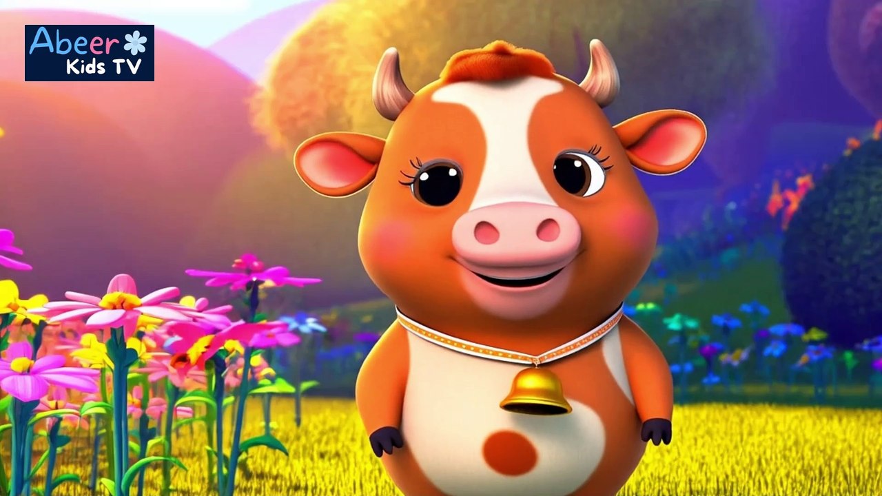 🐄🎶 Gaiya Meri Aati Hai – Hindi Kids Poem | Cow Rhyme for Toddlers | Abeer Kids TV