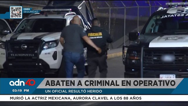 Abaten a criminal tras persecución y balacera con policías de Tlalnepantla