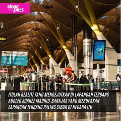 Zombi tidur serbu terminal, lapangan terbang tersibuk Sepanyol tak ubah macam set filem seram