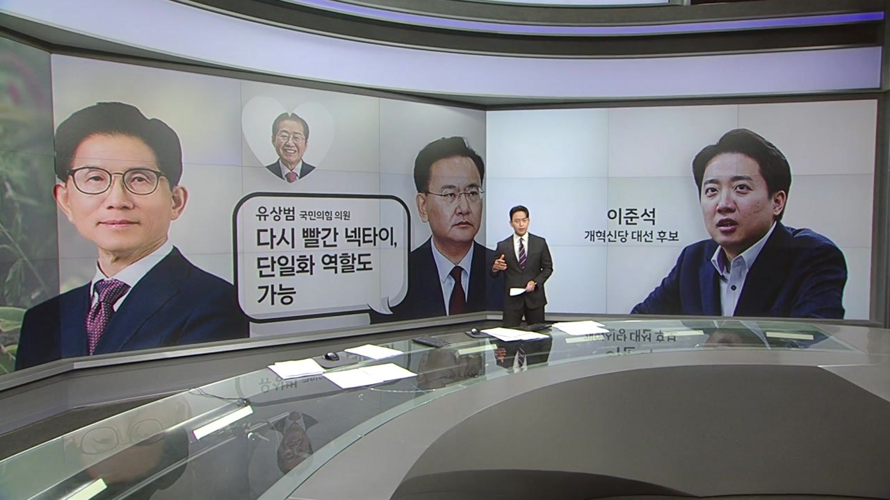 [말말말] 유상범 "홍준표 다시 빨간 넥타이, 단일화 역할 기대" 이준석 "단호한 거부" [앵커리포트] / YTN