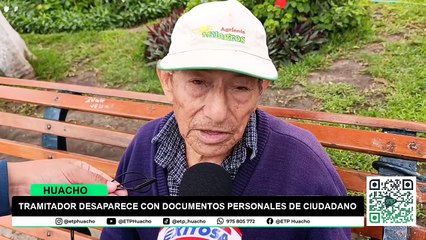 Huacho: Ciudadano denuncia presuntamente haber sido estafado por tramitador que desapareció con sus documentos