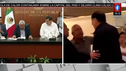 Fernández Noroña acepta disculpa de ciudadano tras incidente en AICM