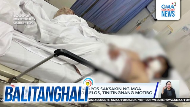 Lalaki, sugatan matapos saksakin ng mga dating katrabaho; selos, tinitingnang motibo | Balitanghali