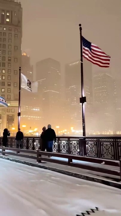 Winter in Chicago just hits different